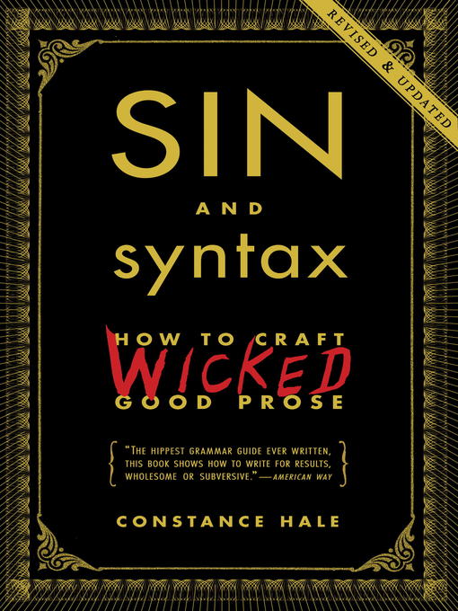 Title details for Sin and Syntax by Constance Hale - Available